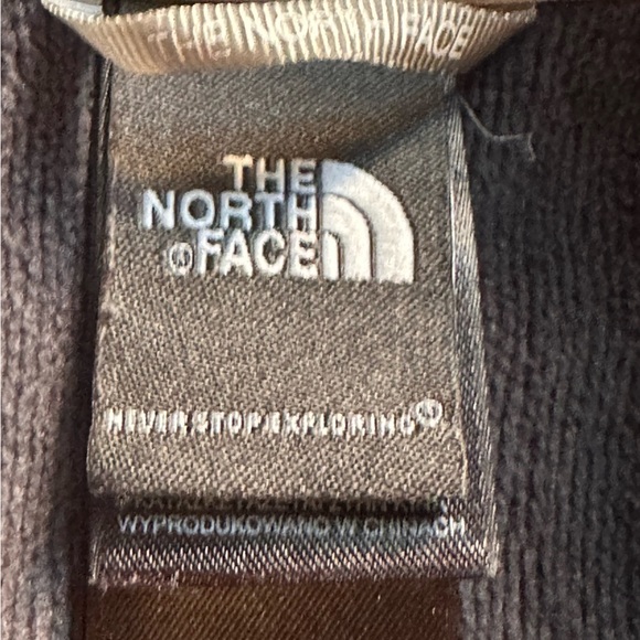 The North Face Agave Women’s Gray Fleece Full Zip Up Jacket Size Medium - Picture 4 of 7